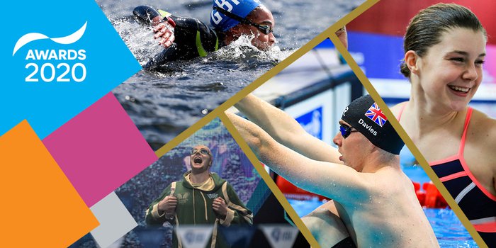 British Swimming Awards 2020 winners graphic