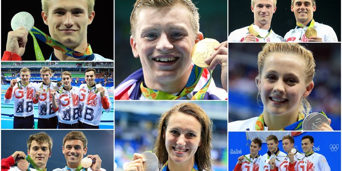 Updated Rio 2016 Medallists collage