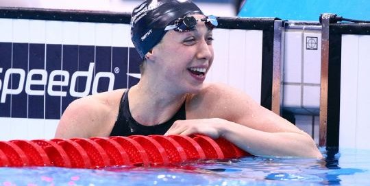 Smith says goodbye to competitive swimming